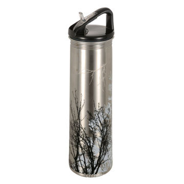 Stainless Steel Single Wall Outdoor Sports Water Bottle Ssf-580 Flask